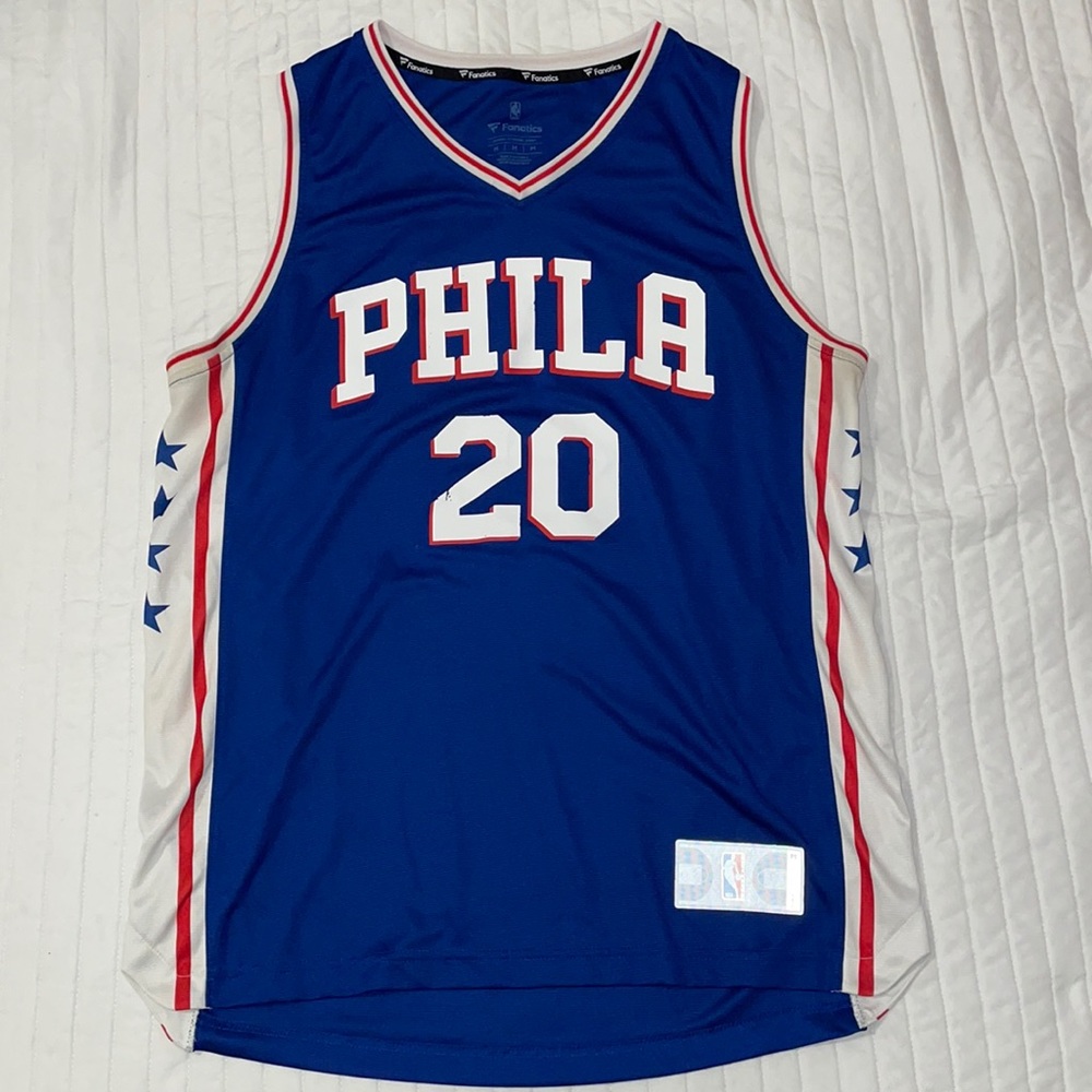 Fanatics Markelle Fultz Philadelphia Sixers Jersey